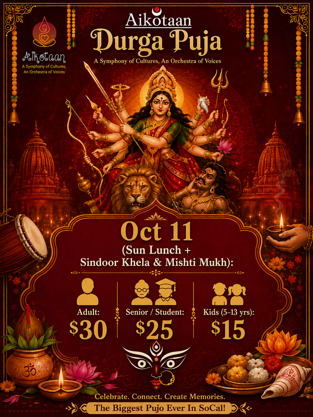 Oct 11 Durga Puja